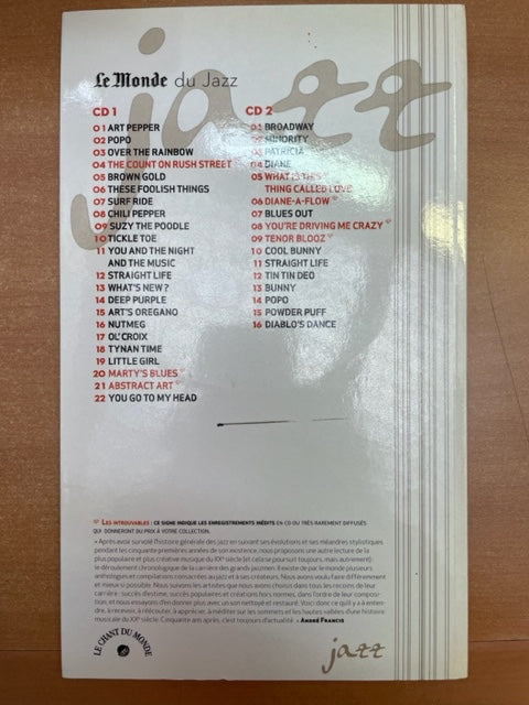 Art Pepper The Survivor Livret + 2 CD