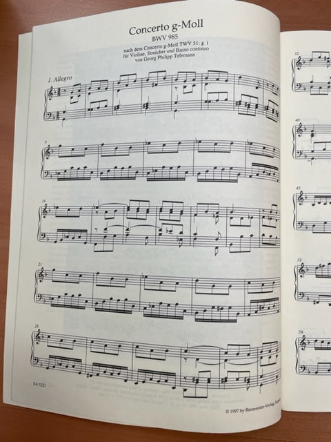 Bach Jean Sébastien 5 Concertos Et Autres Pièces partition piano