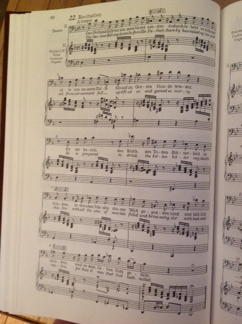 J.S Bach Matthaus Passion BWV244 Réduction piano voix - Exemplaire relié