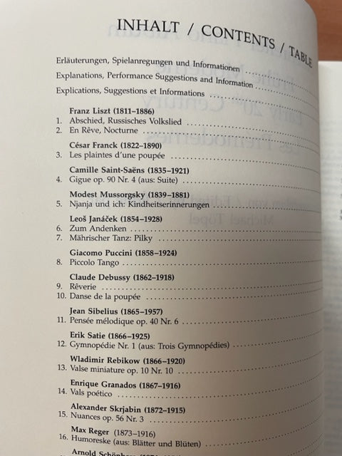Les Prémodernes Bärenreiter Piano Album partition piano