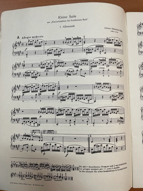 De Bach à Beethoven volume 2 Recueil de partition piano