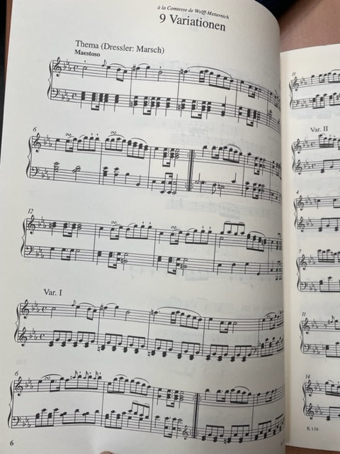 Beethoven Variations volume 1 partition piano