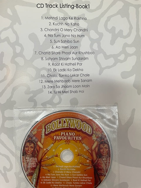 Bollywood piano favorites includes great songs from films. CD Inclus partition piano voix guitare