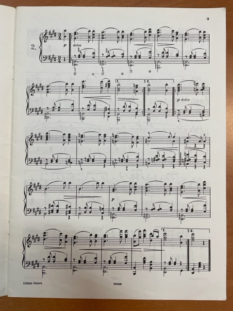 Johannes Brahms Valses opus 39 partition piano