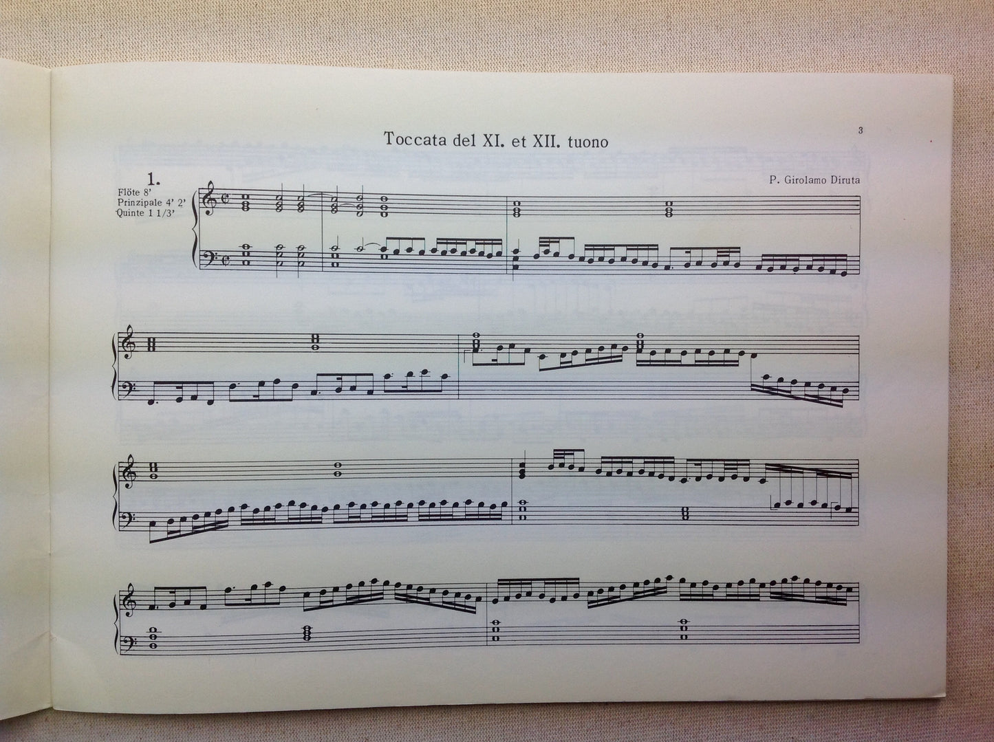 Girolamo Diruta - Antonio Mortaro Cantantibus Organis volume 2 partition pour orgue