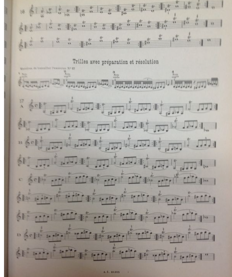 Maurice Hauchard Exercices de mécanisme 2e cahier partition pour violon