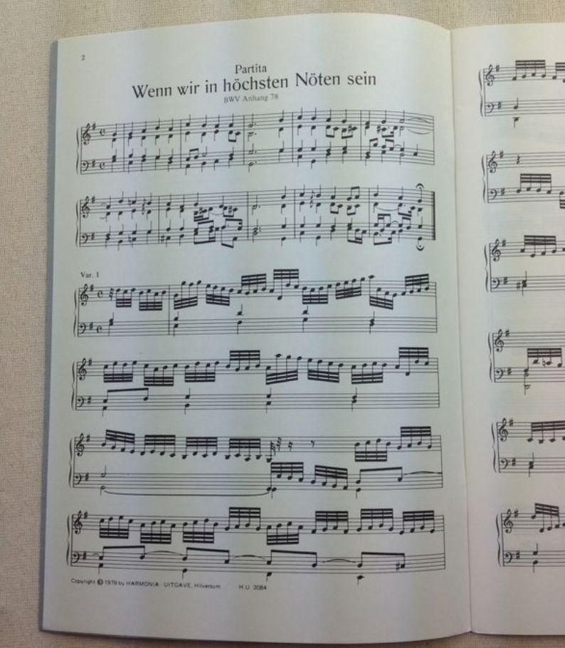 J.S Bach Incognita Organo volume 3 - B.W.V. Anhang 60-77-78 partition pour orgue