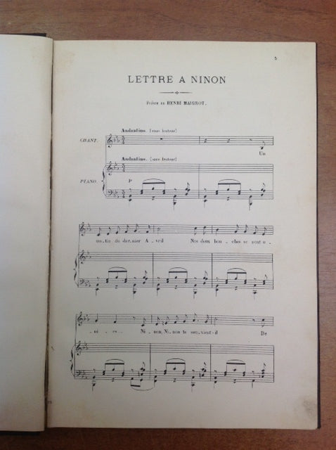 Paul Delmet Chansons de femmes partition pour chant et piano très belle édition reliée
