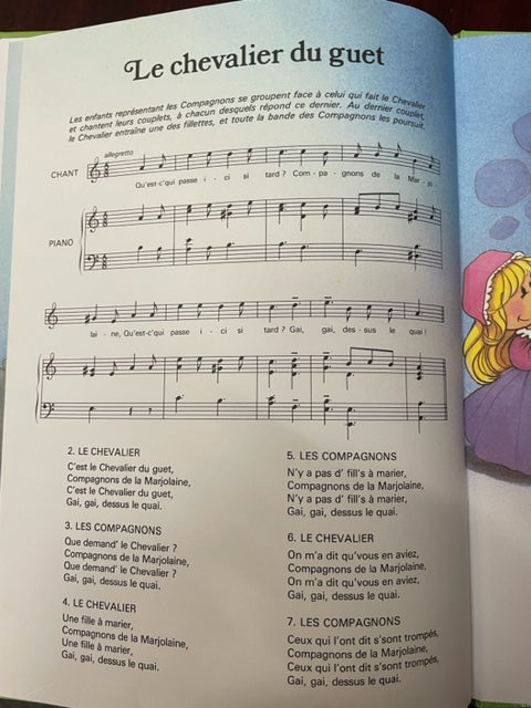 Chansons enfantines partition pour chant et piano