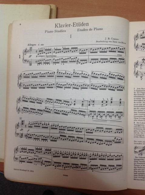 Johann Baptist Cramer 60 Klavieretuden partition piano