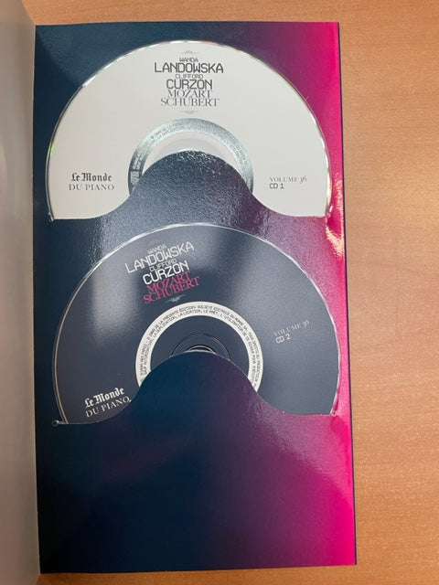 Wanda Landowska et Clifford Curzon Mozart, Schubert et Brahms Livret + 2 CD
