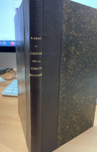 Discours de la musique Zéphyrienne, livre de E.Marti