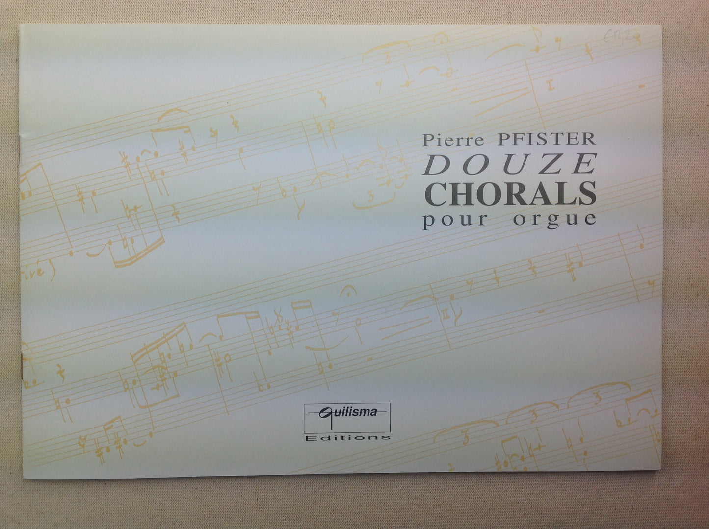 Pierre Pfister 12 chorals partition pour orgue