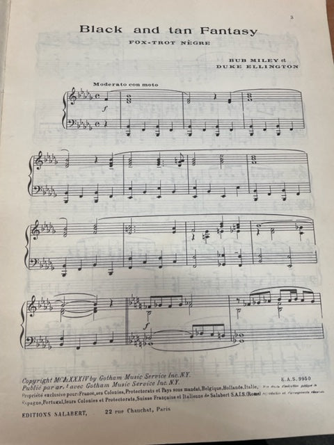 Ellington Duke 20 nouveaux succès de D. Ellington - L'album Hot partition piano