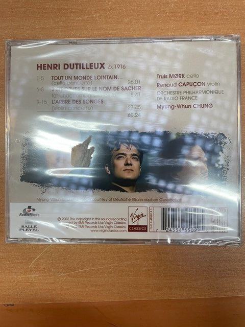 CD Dutilleux Tout Un Monde Lointain... L'Arbre Des Songes 3 Strophes Sur Le Nom De Sacher