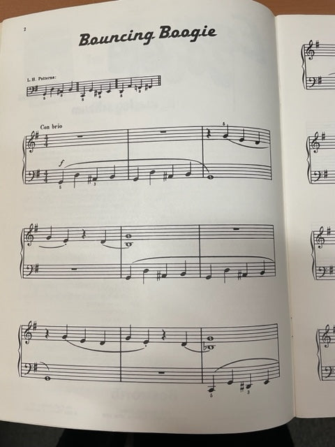 Easy Boogie, 14 original piano solos, book 1 partition de Schaum W