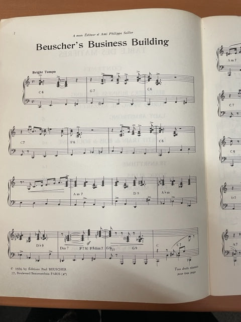 Charles-Henry Easy jazz for piano partition piano et accords de guitare