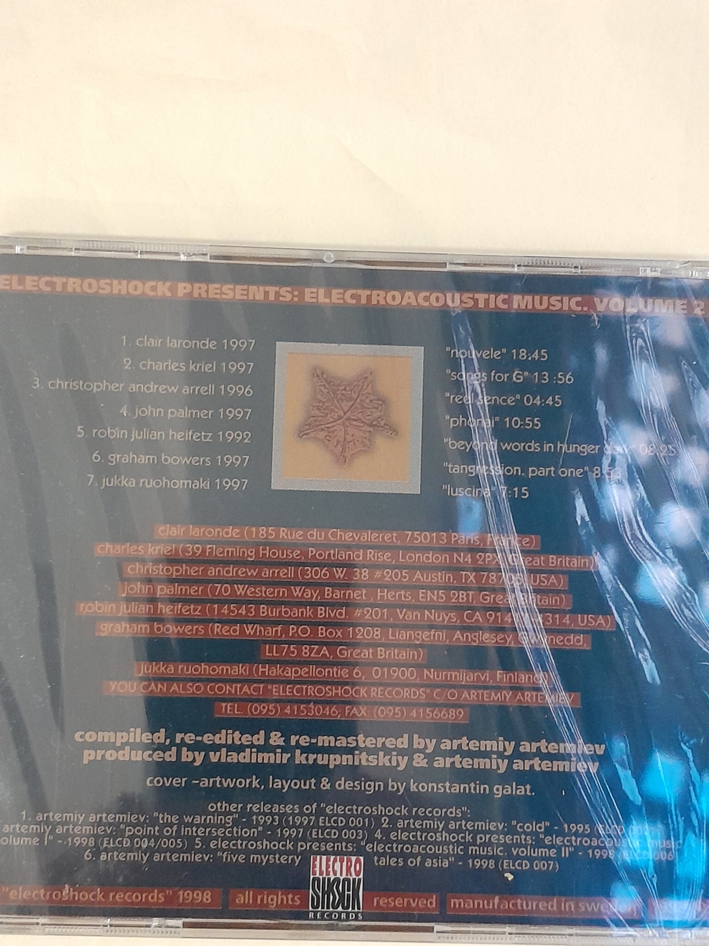 CD Electroacoustic Music volume 2