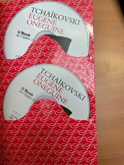 Tchaïkovsky Eugène Onéguine Livret bilingue + 2 CD