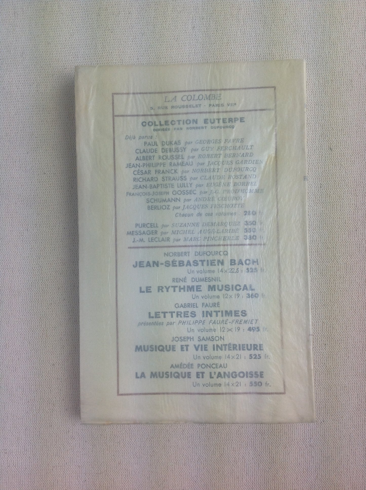 Frescobaldi, livre de Armand Machabey