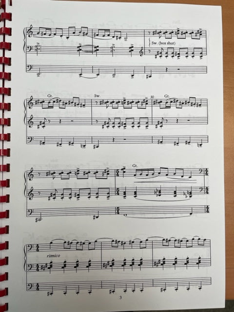 Alastair STOUT Gaudeamus partition pour orgue