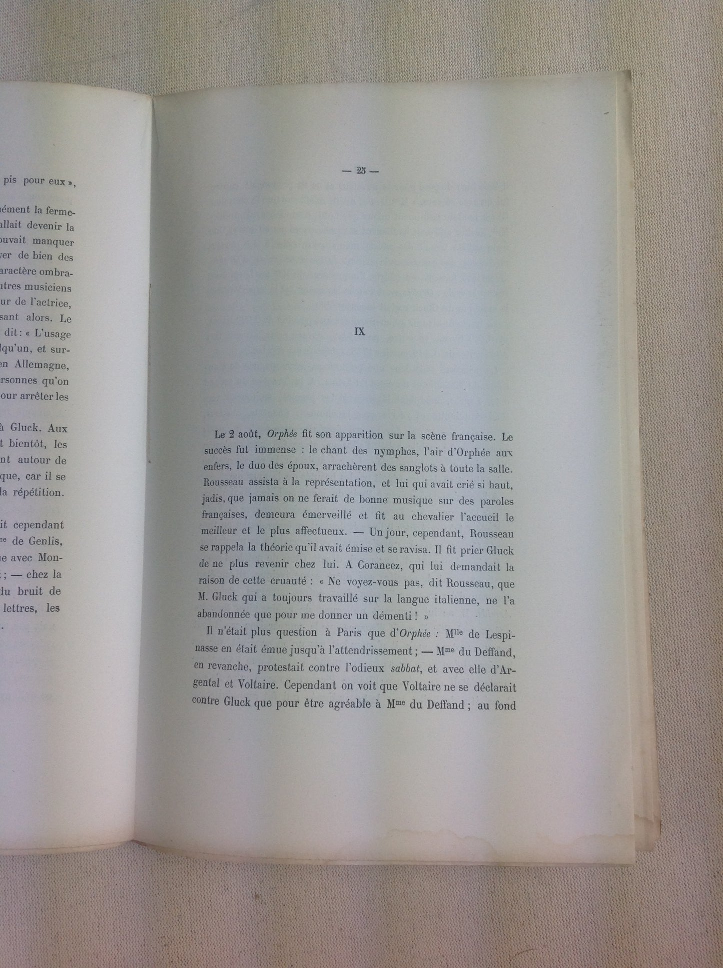 Glück livre de H. Barbedette