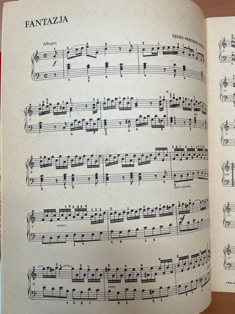 G.F.Händel Pièces choisies partition pour piano