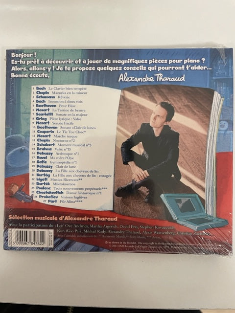 CD J'apprends le piano avec Alexandre Tharaud 27 pièces pour débutants