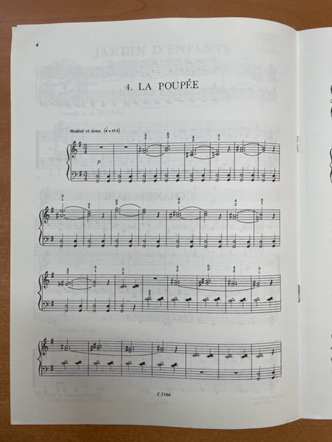 Pierre Bigot Jardin d'enfants partition piano