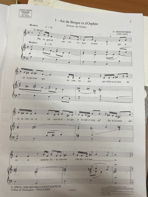 Jean Clément Jollet Livre de mélodies vol 5 - 2e cycle C Moyen