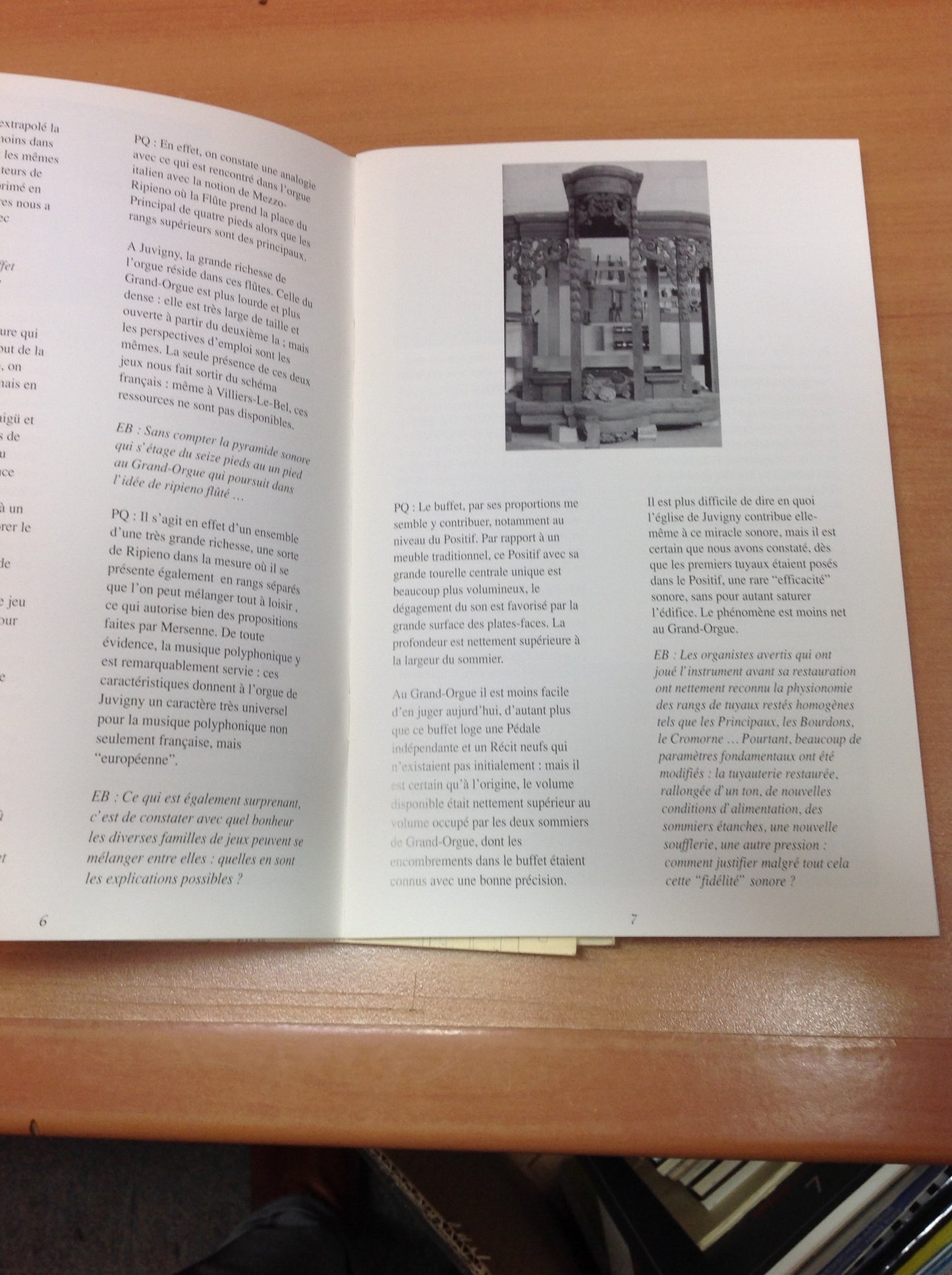 Marne : L'orgue Historique de Juvigny, Restauration, livre collectif