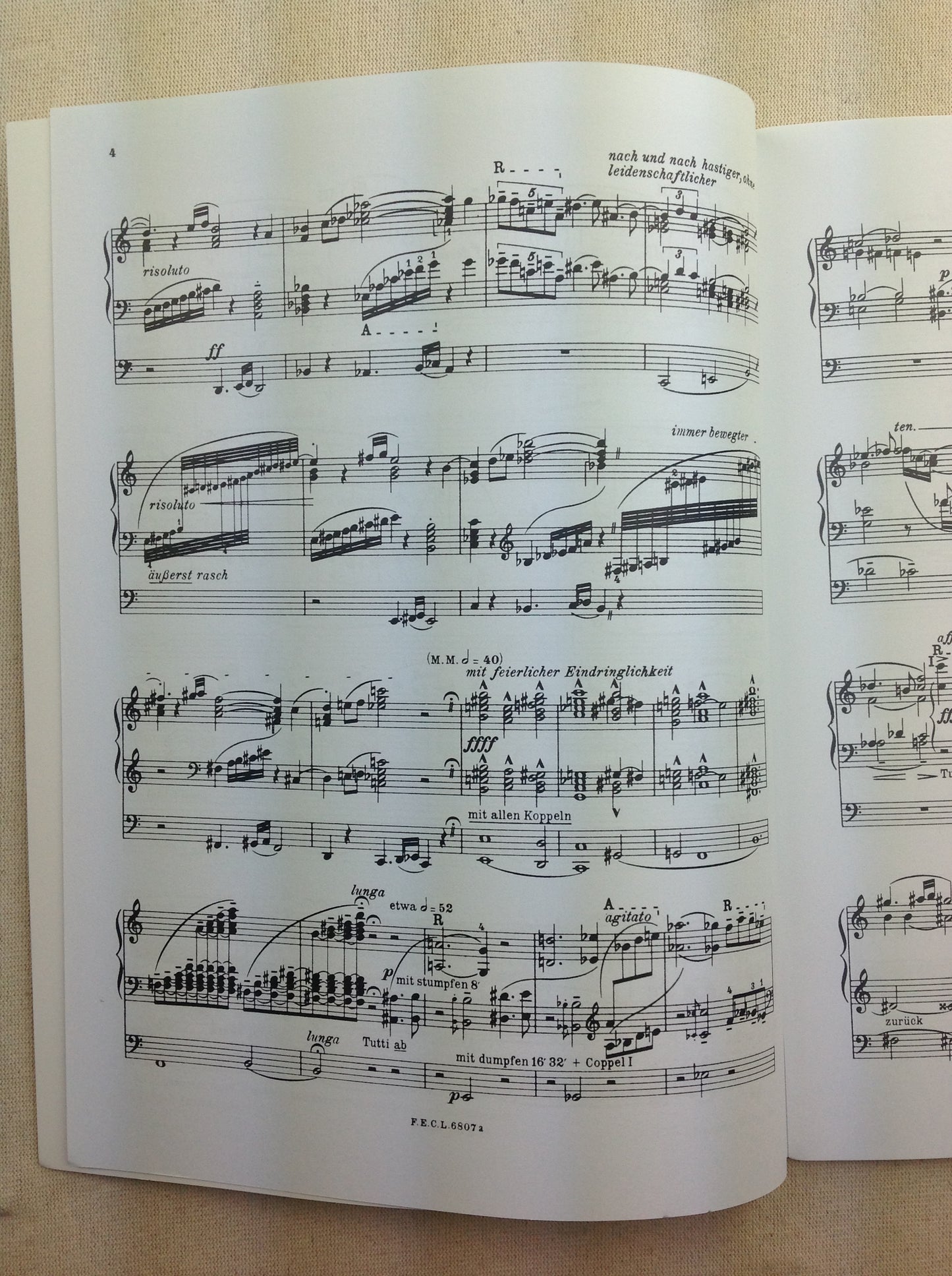 Sigfrid Karg-Elert Charakteristische Tonstücke op.86, cahier 1 partition pour orgue