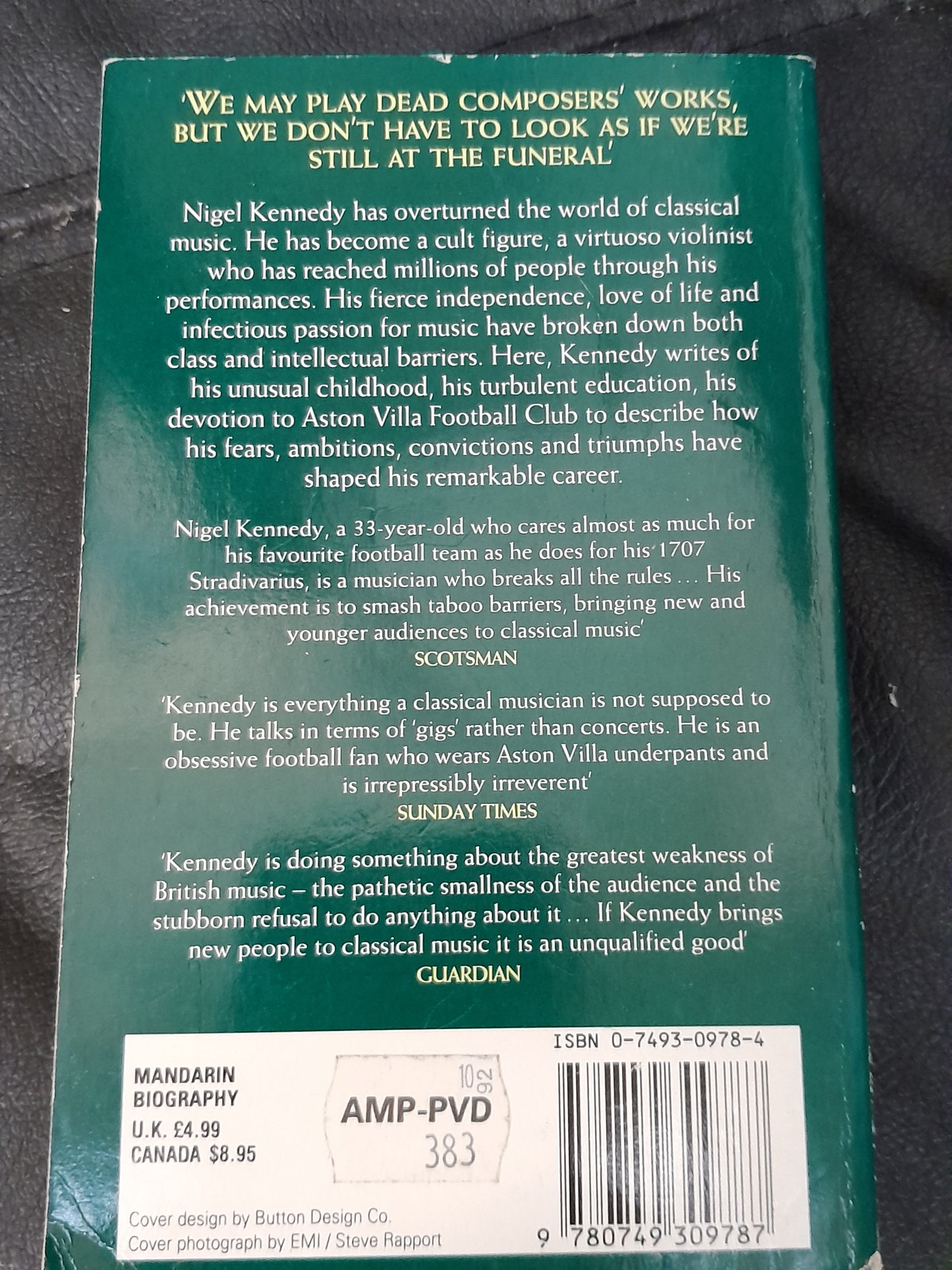 Always playing livre de Nigel Kennedy