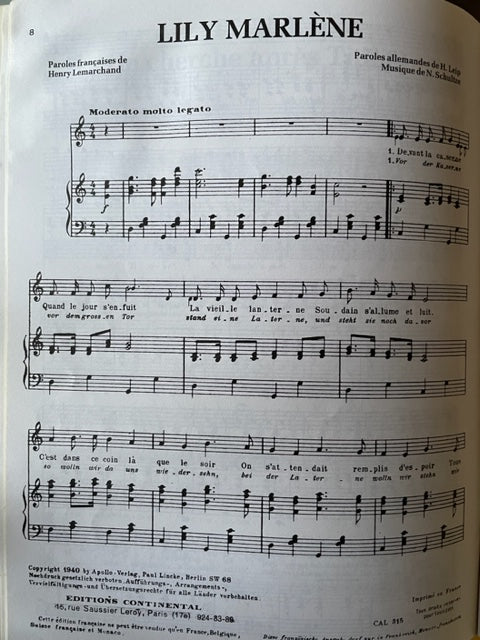 Songbook L'âge d'or volume 2 20 chansons françaises partition piano voix