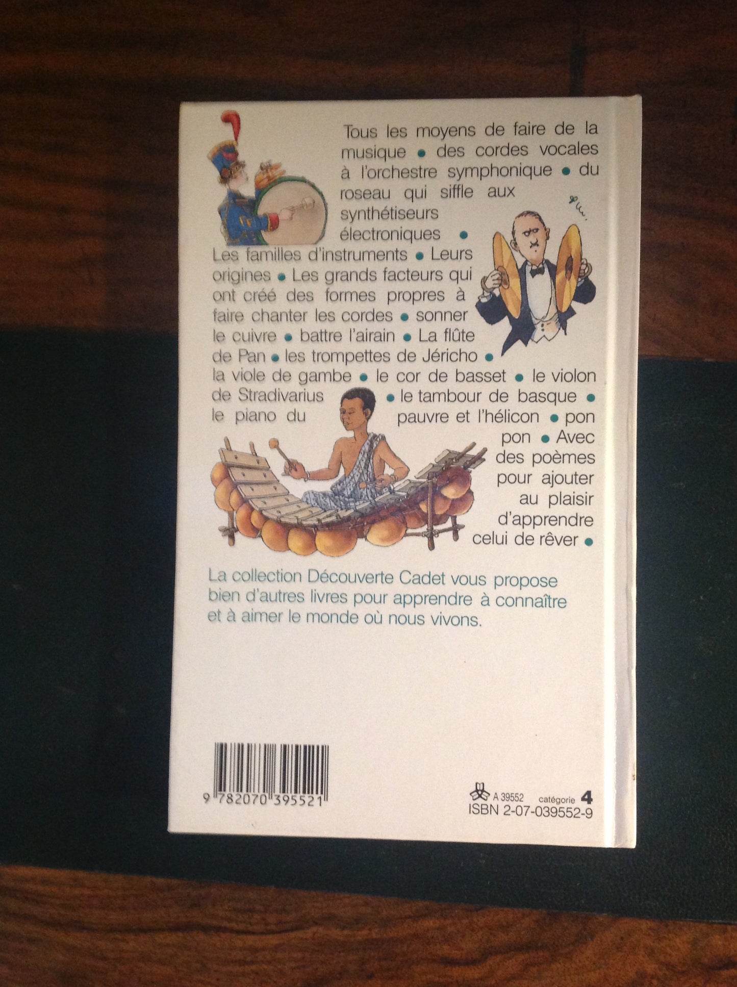 Le livre des instruments de musique, livre de Roland Sabatier