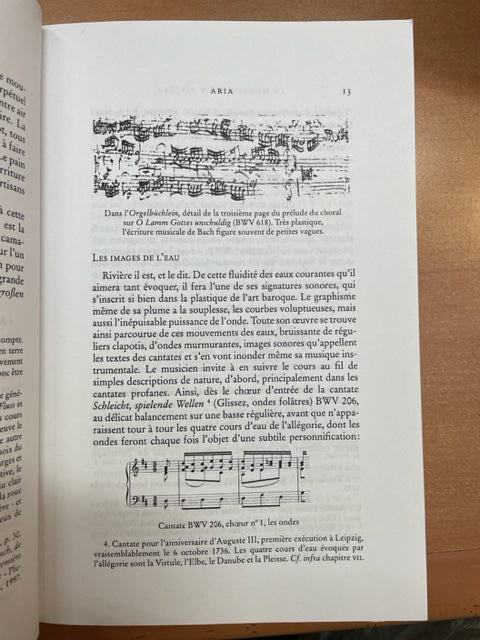 Le moulin et la rivière air et variations sur Bach livre de Gilles Cantagrel