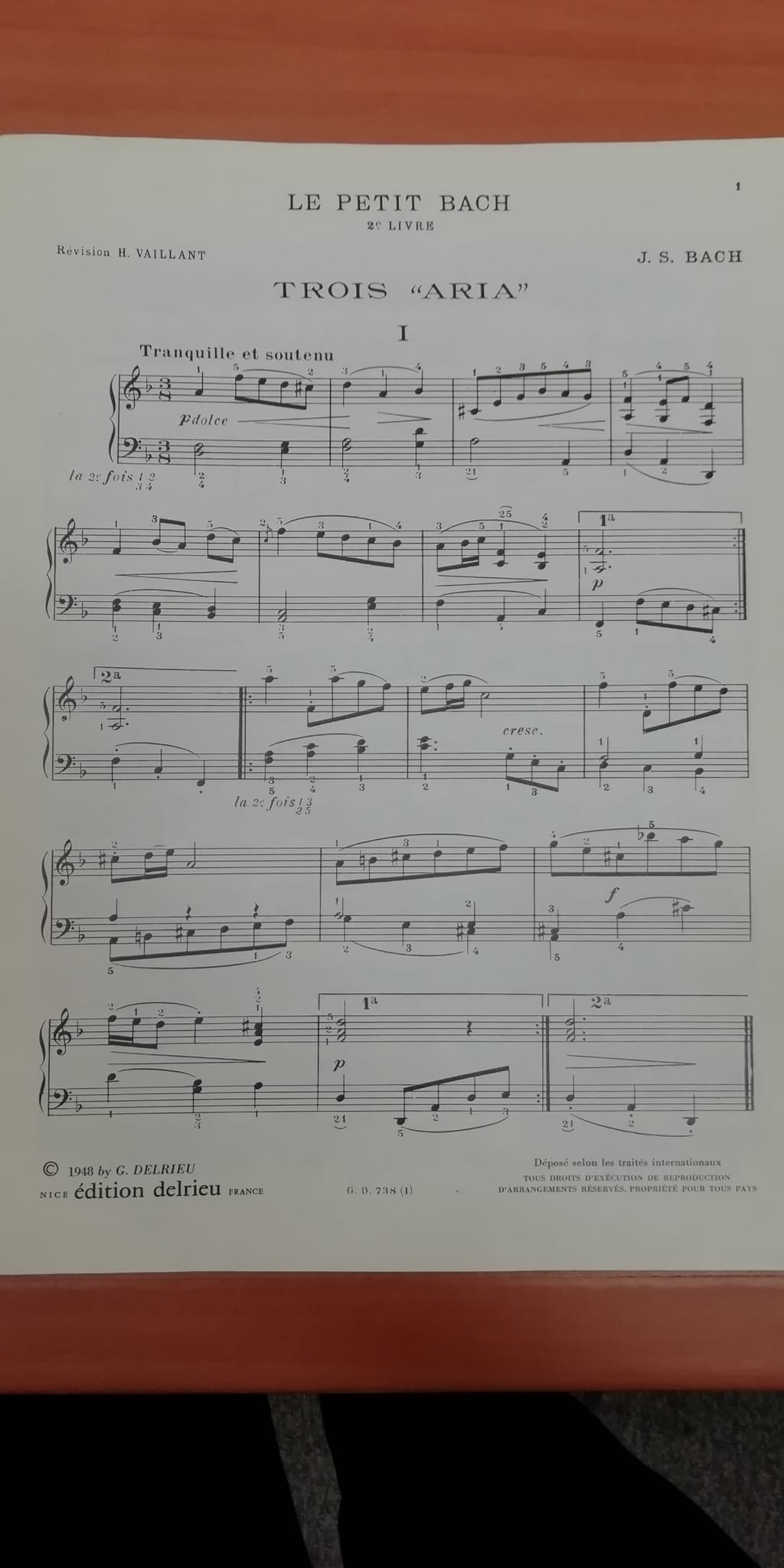 Le petit Bach 2e livre: partition piano 24 pièces extraites des suites anglaises et françaises, partitas...