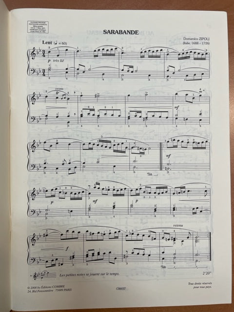 Gérard Meunier Le piano à travers les siècles 4e recueil partition piano