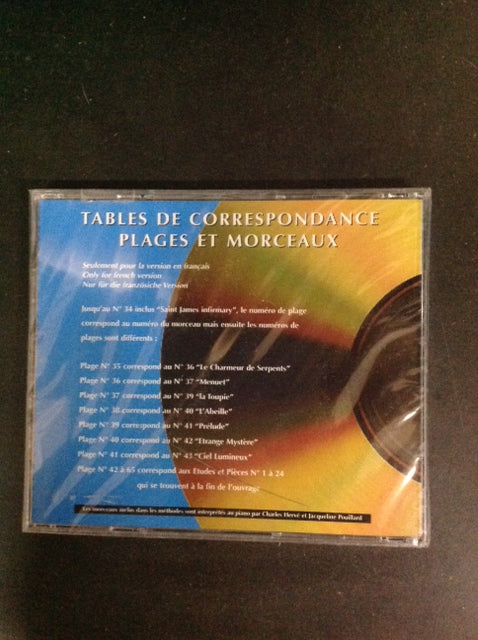 Ma 2e année de piano, CD de Hervé et Pouillard