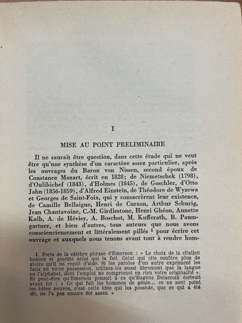 Mozart Méconnu livre de Jean Witold