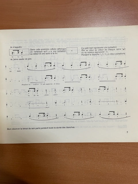 Méthode Martenot cahier 1A