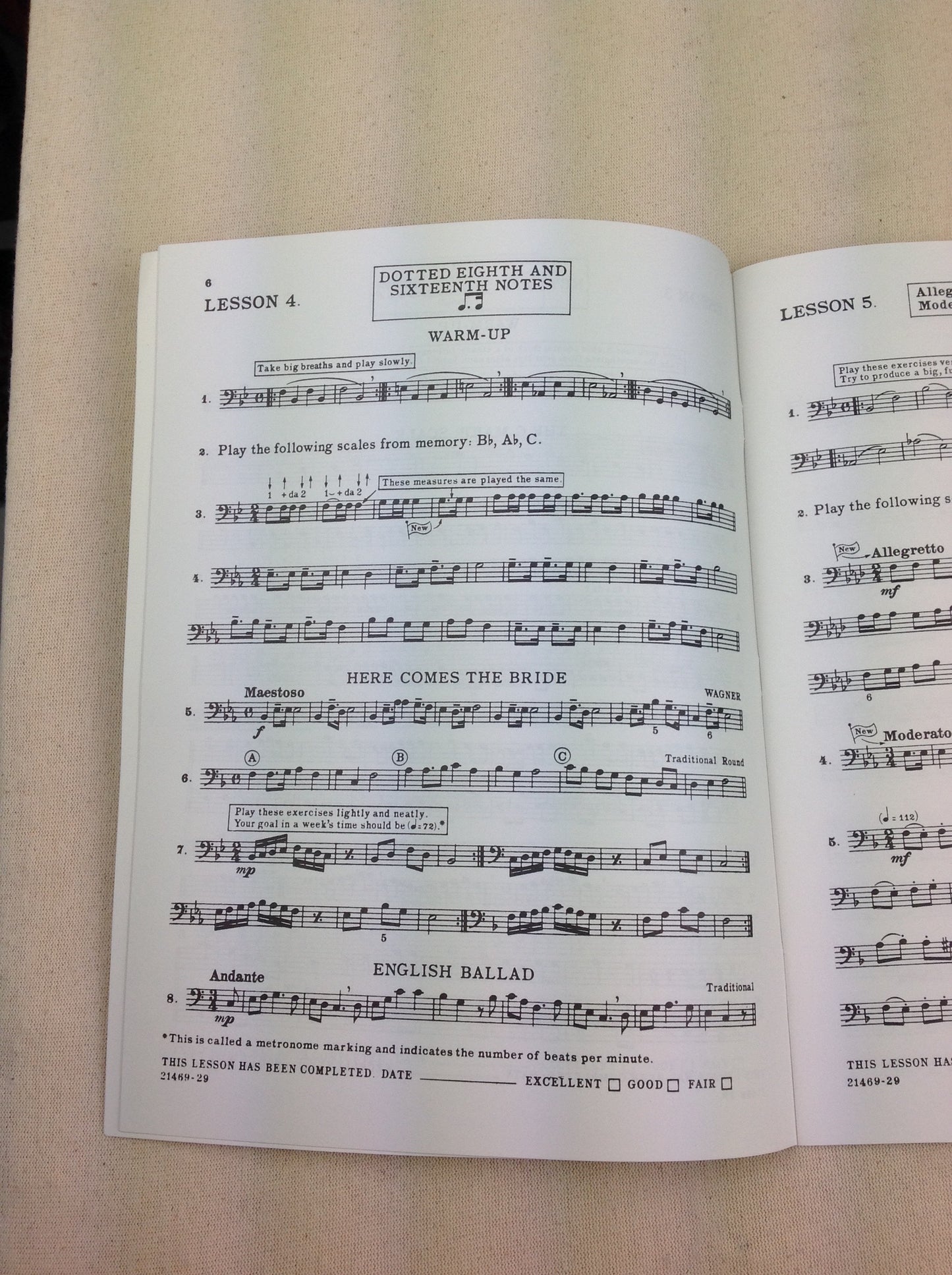 John Kinyon Breeze-easy method trombone book 2