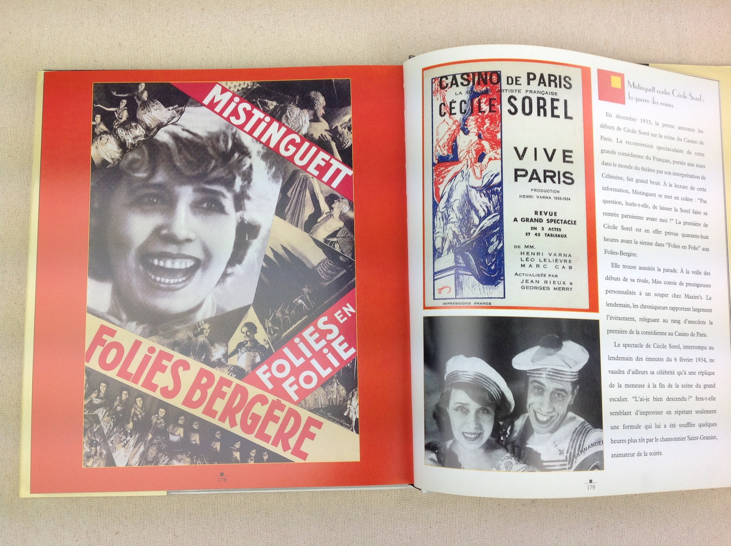 Les années Mistinguett, livre de J. Pessis