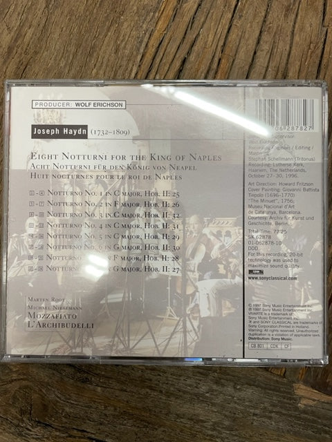 CD Haydn 8 Nocturnes pour le Roi de Naples