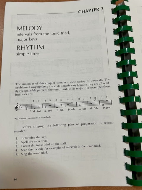 Robert Ottman Music for sight singing 3e édition formation musicale