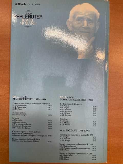 Vlado Perlemuter Ravel, Mozart Livret + 2CD