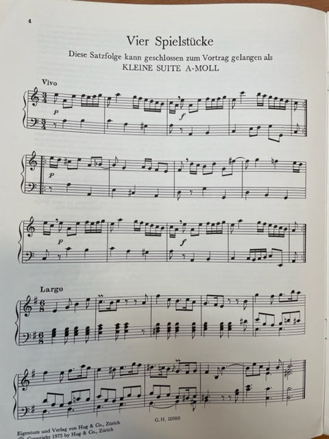 Georg Philipp Telemann Leichte Spiestücke für Klavier partition