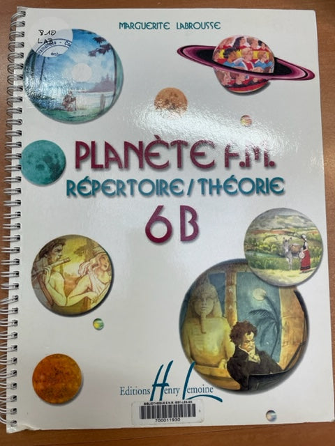 Planète FM 6B - Répertoire + Théorie Marguerite Labrousse- 3000 partitions, livres et vinyles d'occasion  en vente sur notre site internet gastonmusicclub.fr Gaston Music Store