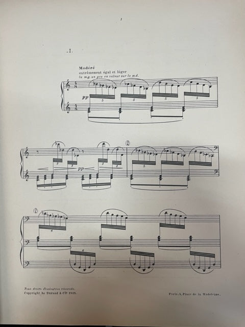 Debussy Claude Préludes 2e livre partition piano