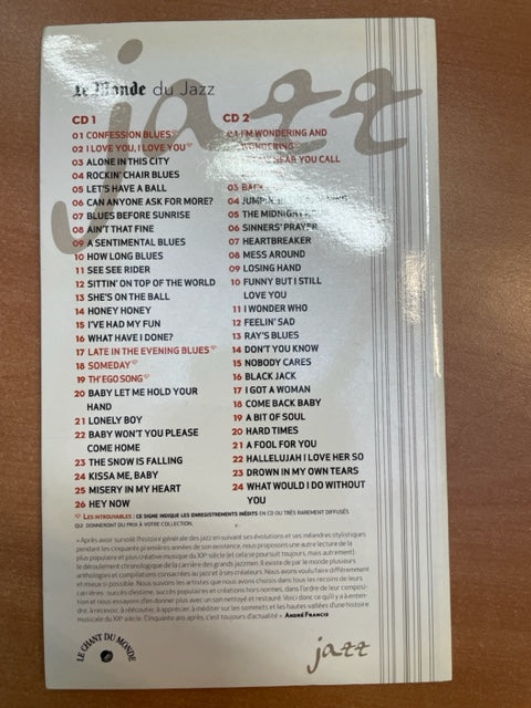 Francis André Ray Charles Black Jack Livret + 2 CD